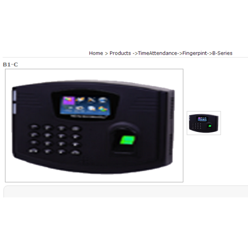 World Popular Fingerprint Time Table Clock